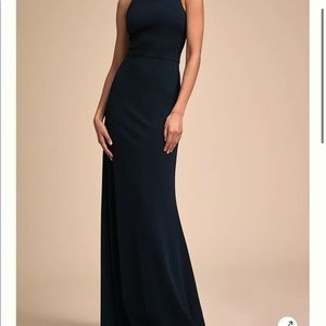 Navy Evening Gown by BHLDN